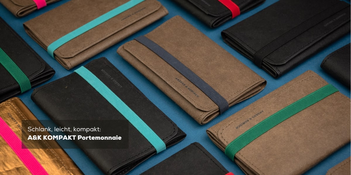 A&K KOMPAKT Portemonnaie: Schmal, leicht und in verschiedenen Farben für jede Gelegenheit. Entdecke Stil und Funktionalität in einem handlichen Design.
